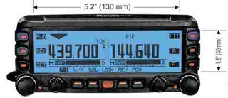 Любительская автомобильная и мото-радиостанция Yaesu FTM-350R/SR