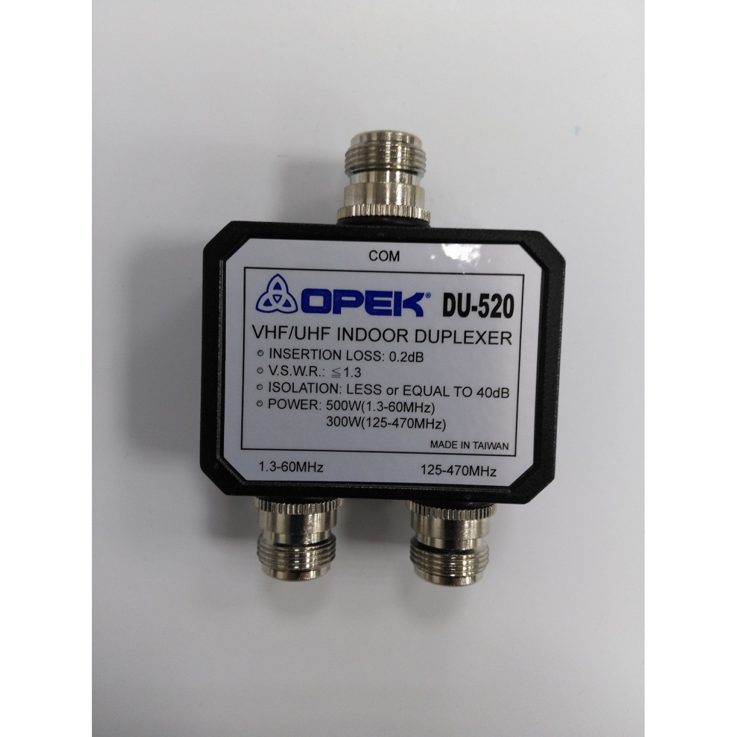 Дуплексер OPEK DU-520A HF (1.3-60 Мгц) / UHF (125-470 Мгц)